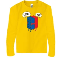 Детский лонгслив "Lego?"