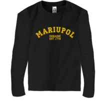 Детский лонгслив "город Мариуполь" (англ.)