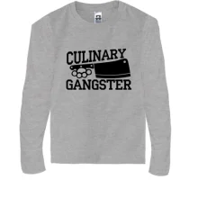 Детский лонгслив для шеф-повара "culinary gangster"