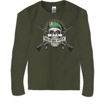 Детский лонгслив military style