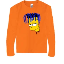 Детский лонгслив с Бартом Симпсоном в образе Lil Pump (2)