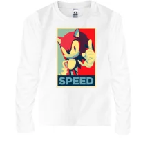 Дитячий лонгслів з артом Speed (Sonic)