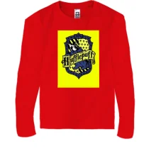 Детский лонгслив с гербом Hufflepuff (Harry Potter)