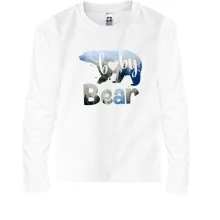 Дитячий лонгслів з ведмежам Baby bear (Хлопчик)