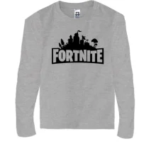 Детский лонгслив с надписью Fortnite