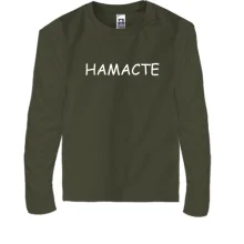 Детский лонгслив с надписью 