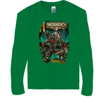 Детский лонгслив с постером к Bioshock 2