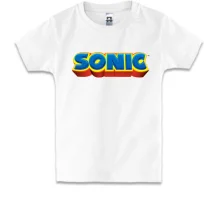 Детская футболка с логотипом игры SONIC
