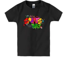 Детская футболка с надписью "sports"