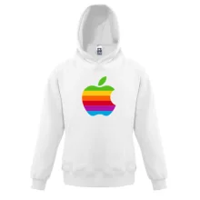 Детская толстовка Apple (радуга)