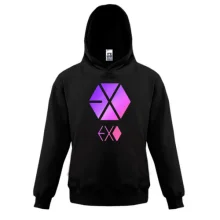 Детская толстовка EXO (розовый логотип)