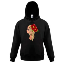 Детская толстовка Baby with flowers 2