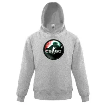 Детская толстовка с круглой эмблемой CS GO