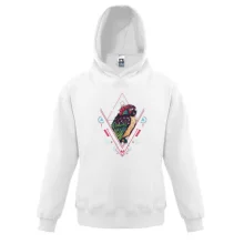 Дитяча толстовка Parrot Line Art