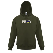 Детская толстовка Pray for Ukraine - (Вышивка)