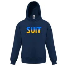 Детская толстовка Suit (желто-голубой)