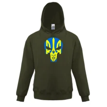 Детская толстовка "Череп с гербом"