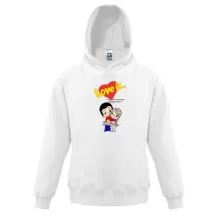 Детская толстовка Love is... с парой, связанной верёвкой