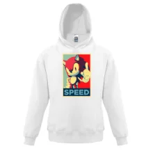Детская толстовка с артом Speed (Sonic)