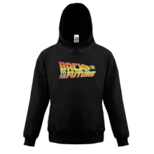 Детская толстовка с надписью "Back to future"