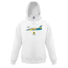 Детская толстовка с самолётом "Ukrainian air force"