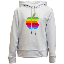 Детское худи без начеса Apple (радуга)