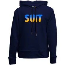Детское худи без начеса Suit (желто-голубой)
