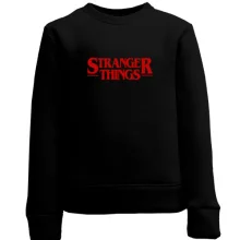 Детский свитшот Stranger things Logo