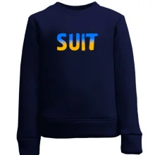 Дитячий світшот Suit (жовто-блакитний)