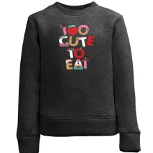 Детский свитшот Too cute to eat