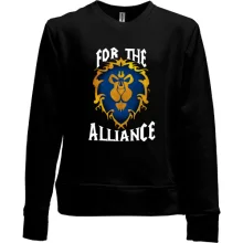 Детский свитшот без начеса For the alliance
