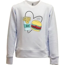 Детский свитшот без начеса Love fast food