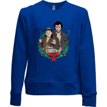 Детский свитшот без начеса Merry Christmas (Грабители Один Дома)