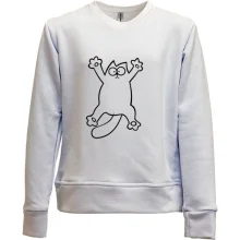Детский свитшот без начеса Simon's cat