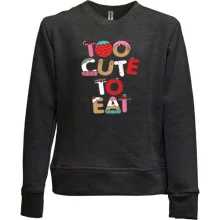 Детский свитшот без начеса Too cute to eat