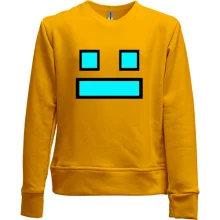 Дитячий світшот без начосу «Geometry Dash Smile»