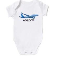 Детское боди Airbus A320 neo