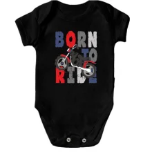 Дитяче боді Born to Ride Мотоцикл