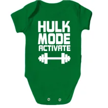 Дитяче боді Hulk Mode Activate