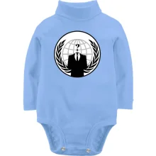 Детское боди с длинным рукавом Anonymous World