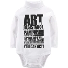 Детское боди с длинным рукавом Art