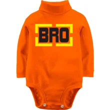 Детское боди с длинным рукавом BRO (рамка)