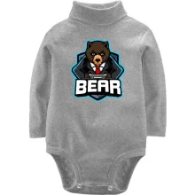 Детское боди с длинным рукавом Bear gamer 2