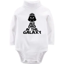 Детское боди с длинным рукавом Best Dad in the Galaxy