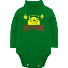 Детское боди с длинным рукавом Bodybuilding (бодибилдинг)