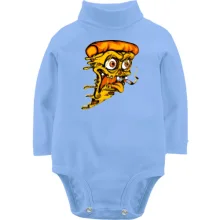 Детское боди с длинным рукавом Crazy Pizza