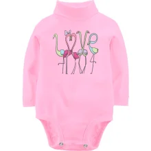 Детское боди с длинным рукавом Flamingo Family