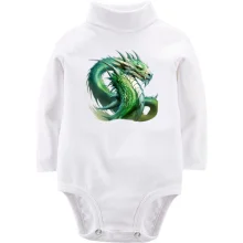 Дитяче боді з довгим рукавом Green Dragon Art