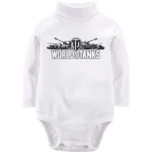 Детское боди с длинным рукавом Контур World of Tanks