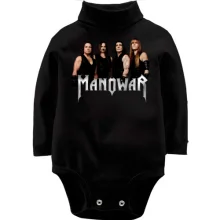 Детское боди с длинным рукавом Manowar Band